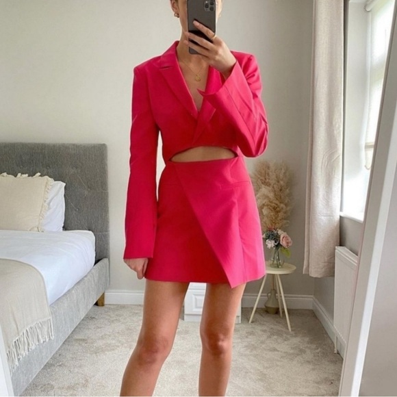 Zara Cut Out Blazer Dress - Picture 2 of 4